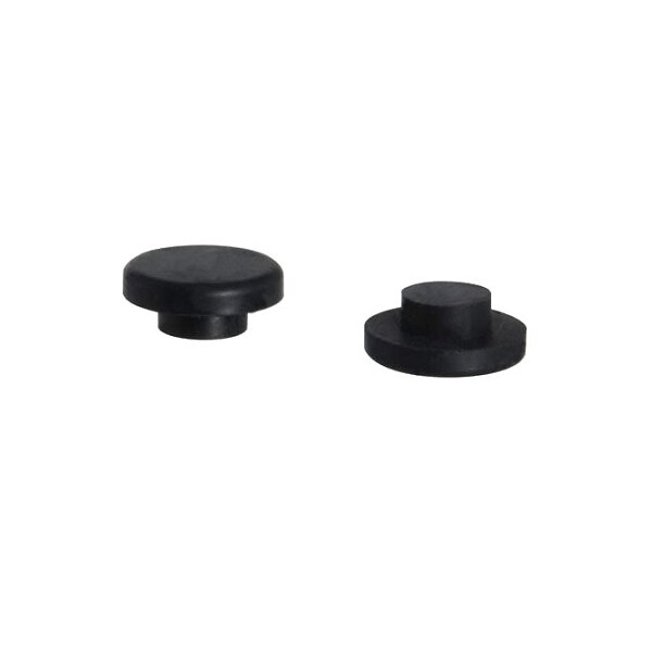 Electriduct Rubber T-Stem Bumpers, 7/8"D x 27/32"H, PK 200 GR-OMAR-1006